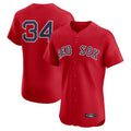 Crovyle B.Red Sox #34 David Ortiz Player Red Limited Elite Home Game Stitched Jerseys