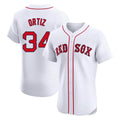 Crovyle B.Red Sox #34 David Ortiz Player White Limited Elite Home Game Stitched Jerseys