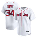 Crovyle B.Red Sox #34 David Ortiz Player White Limited Home Game Stitched Jerseys