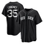 Crovyle B.Red Sox #35 Garrett Crochet Player Black Home Game Stitched Jerseys