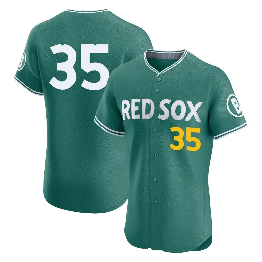 Crovyle B.Red Sox #35 Garrett Crochet Player Green City Connect Limited Elite Home Game Stitched Jerseys