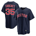 Crovyle B.Red Sox #35 Garrett Crochet Player Navy Home Game Stitched Jerseys