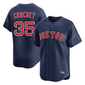 Crovyle B.Red Sox #35 Garrett Crochet Player Navy Limited Home Game Stitched Jerseys