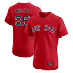Crovyle B.Red Sox #35 Garrett Crochet Player Red Limited Elite Home Game Stitched Jerseys
