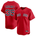 Crovyle B.Red Sox #35 Garrett Crochet Player Red Limited Home Game Stitched Jerseys