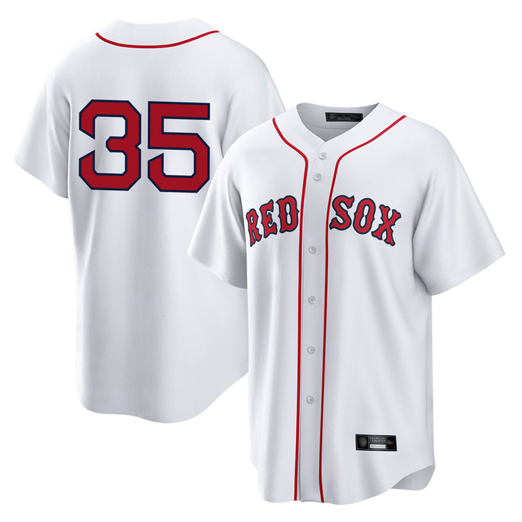 Crovyle B.Red Sox #35 Garrett Crochet Player White Home Game Stitched Jerseys