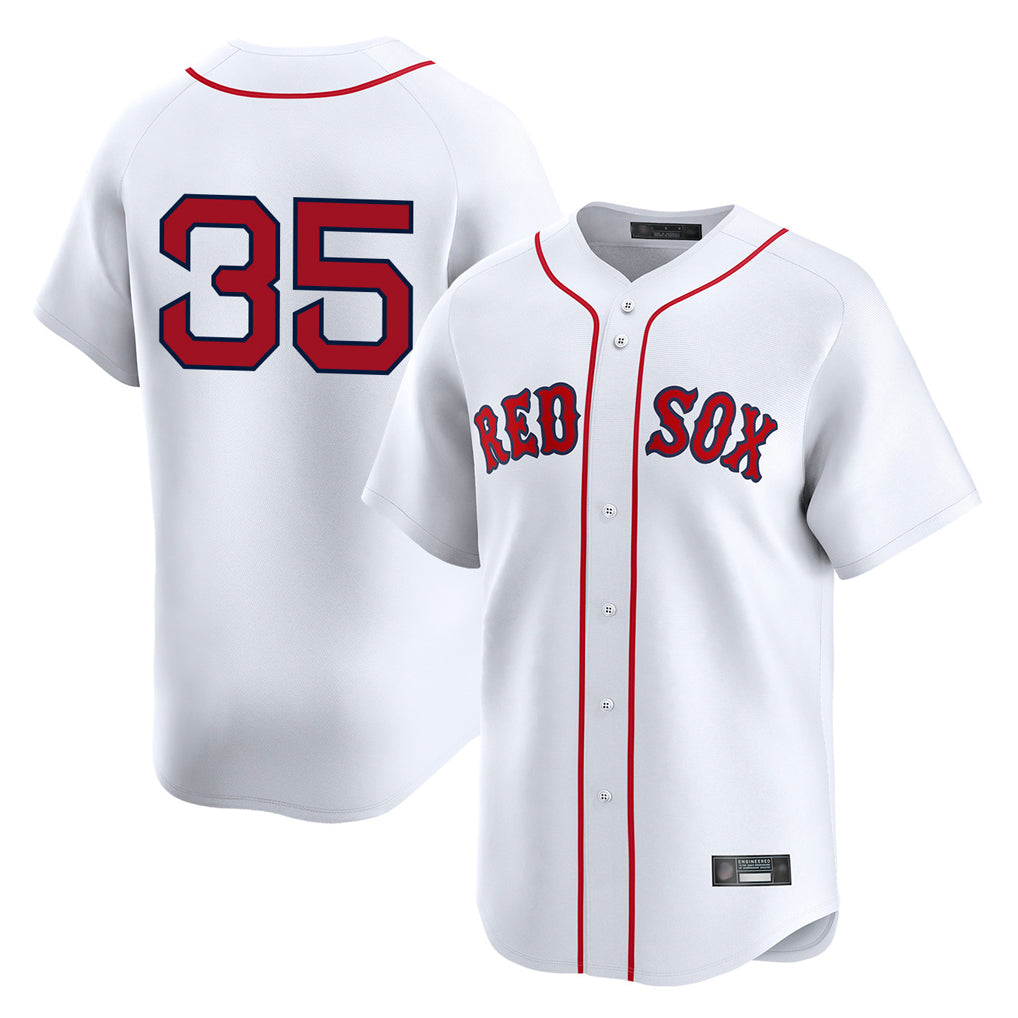 Crovyle B.Red Sox #35 Garrett Crochet Player White Limited Home Game Stitched Jerseys