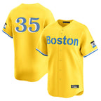 Crovyle B.Red Sox #35 Garrett Crochet Player Yellow Limited Home Game Stitched Jerseys