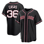 Crovyle B.Red Sox #36 Triston Casas Player Black Out Home Game Stitched Jerseys