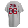Crovyle B.Red Sox #36 Triston Casas Player Gray Road Home Game Stitched Jersey