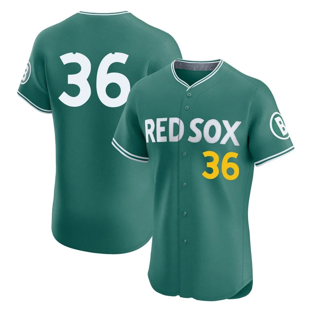 Crovyle B.Red Sox #36 Triston Casas Player Green City Connect Limited Elite Home Game Stitched Jersey