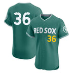 Crovyle B.Red Sox #36 Triston Casas Player Green City Connect Limited Elite Home Game Stitched Jersey