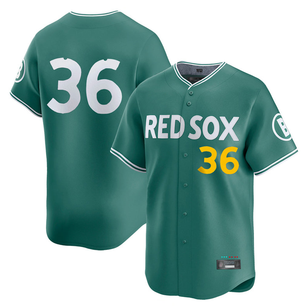 Crovyle B.Red Sox #36 Triston Casas Player Green City Connect Limited Home Game Stitched Jersey