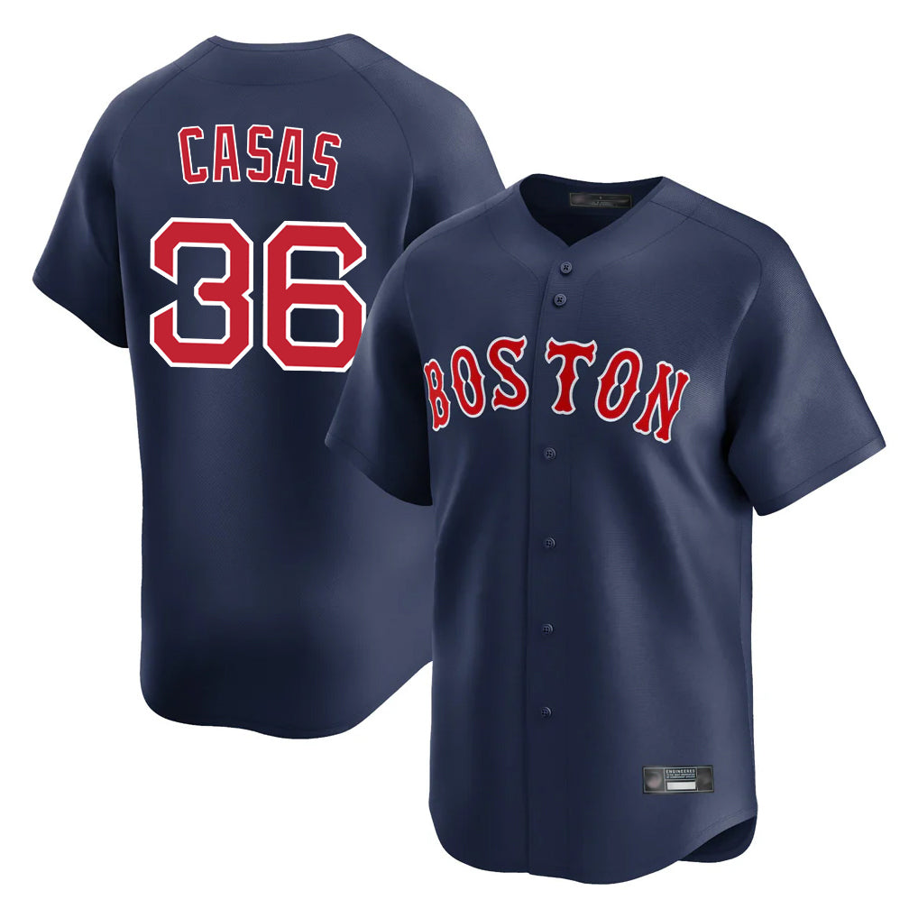 Crovyle B.Red Sox #36 Triston Casas Player Navy Limited Home Game Stitched Jersey