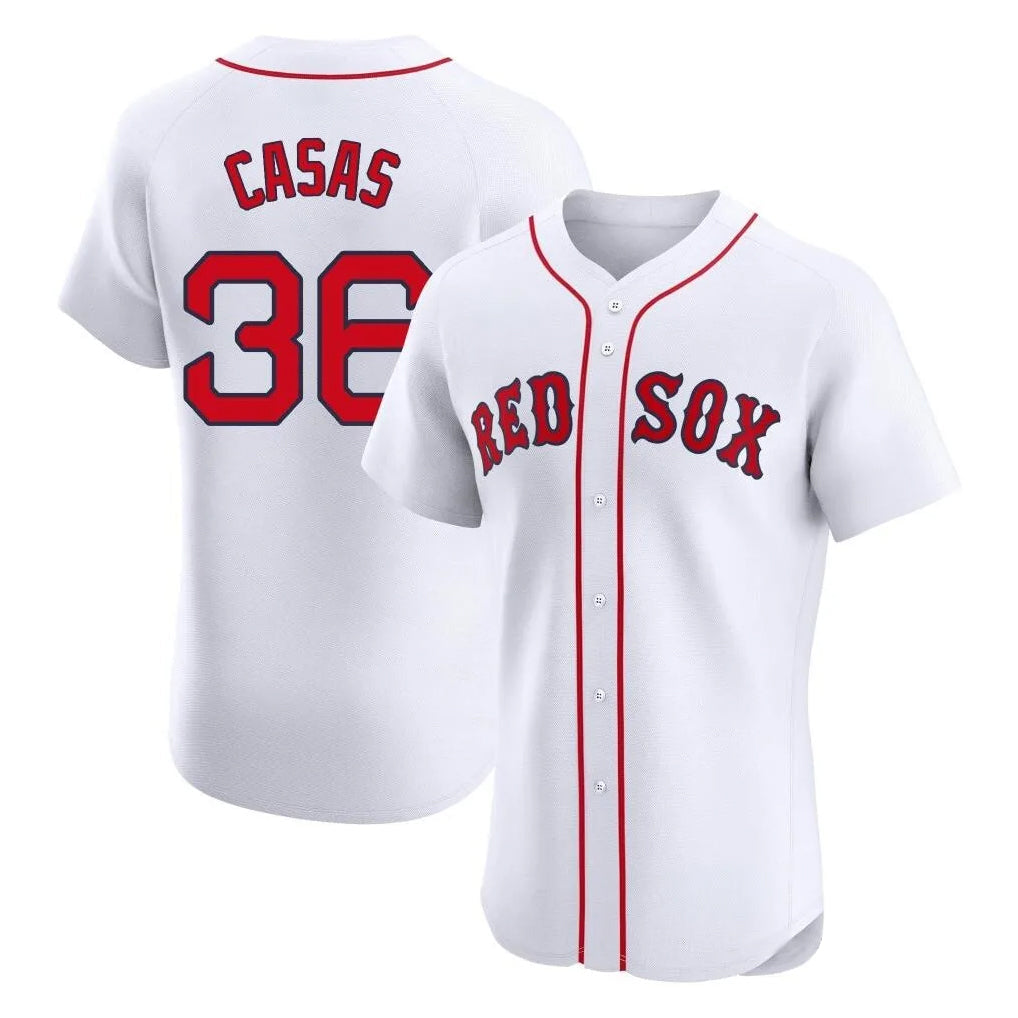 Crovyle B.Red Sox #36 Triston Casas Player White Limited Elite Home Game Stitched Jersey