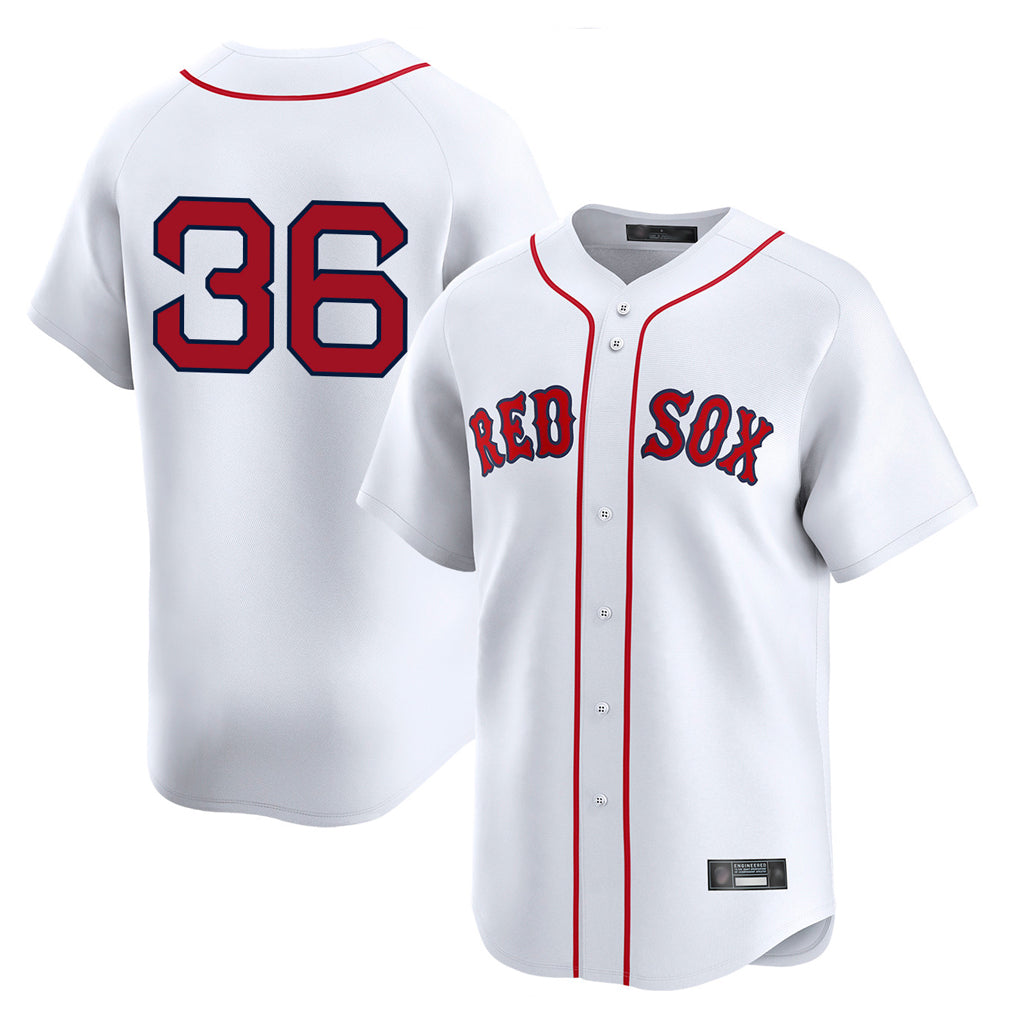 Crovyle B.Red Sox #36 Triston Casas Player White Limited Home Game Stitched Jersey