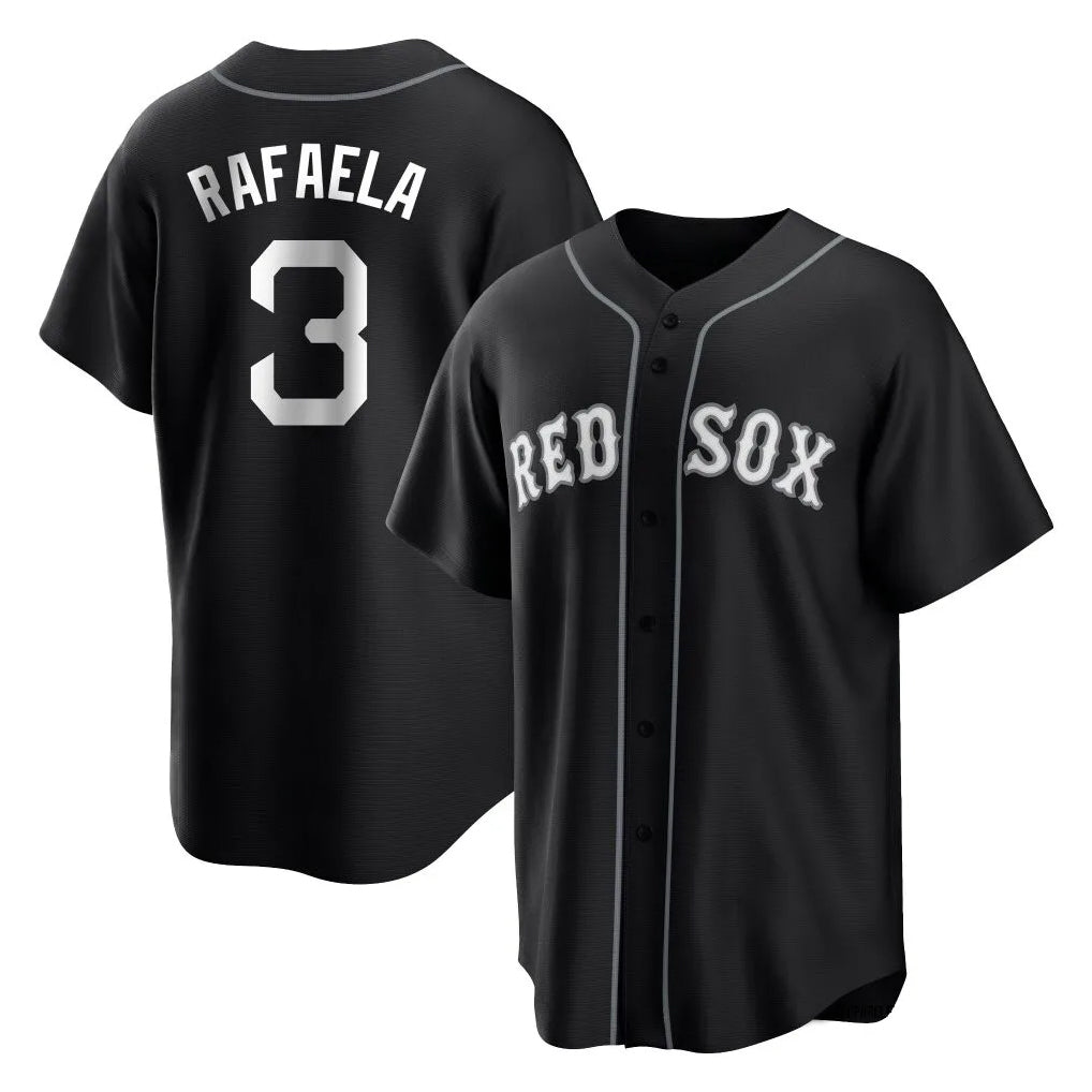 Crovyle B.Red Sox #3 Ceddanne Rafaela Player Black Home Game Stitched Jerseys