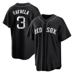 Crovyle B.Red Sox #3 Ceddanne Rafaela Player Black Home Game Stitched Jerseys