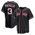 Crovyle B.Red Sox #3 Ceddanne Rafaela Player Black Out Home Game Stitched Jerseys