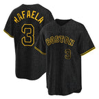 Crovyle B.Red Sox #3 Ceddanne Rafaela Player Black Snake Skin City Home Game Stitched Jerseys