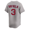 Crovyle B.Red Sox #3 Ceddanne Rafaela Player Gray Road Limited Home Game Stitched Jerseys