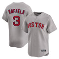Crovyle B.Red Sox #3 Ceddanne Rafaela Player Gray Road Limited Home Game Stitched Jersey