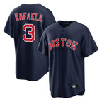 Crovyle B.Red Sox #3 Ceddanne Rafaela Player Navy Home Game Stitched Jersey