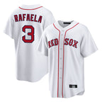 Crovyle B.Red Sox #3 Ceddanne Rafaela Player White Home Game Stitched Jersey