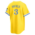 Crovyle B.Red Sox #3 Ceddanne Rafaela Player Yellow Home Game Stitched Jerseys