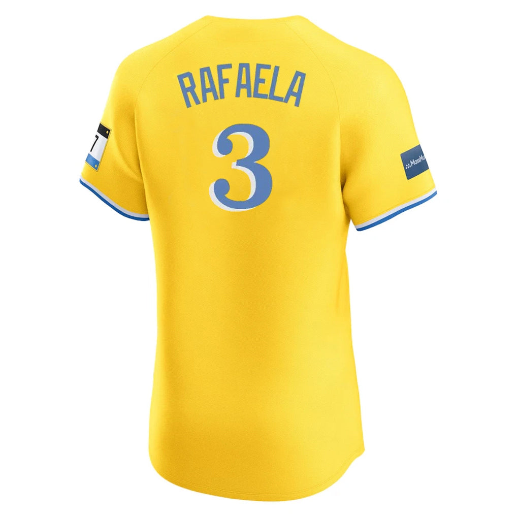 Crovyle B.Red Sox #3 Ceddanne Rafaela Player Yellow Limited Elite Home Game Stitched Jerseys