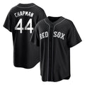 Crovyle B.Red Sox #44 Aroldis Chapman Player Black Home Game Stitched Jerseys