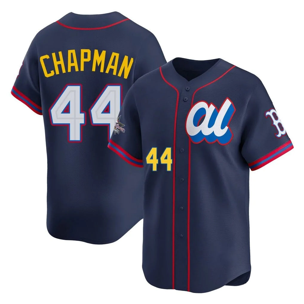 Crovyle B.Red Sox #44 Aroldis Chapman Player Navy American League All-Star Edition Game Stitched Jerseys