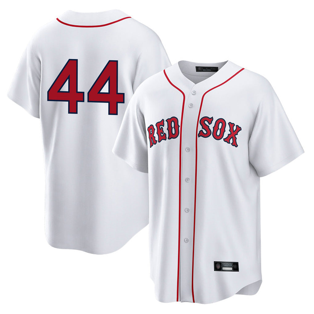Crovyle B.Red Sox #44 Aroldis Chapman Player White Home Game Stitched Jerseys