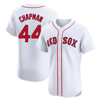 Crovyle B.Red Sox #44 Aroldis Chapman Player White Limited Elite Home Game Stitched Jerseys