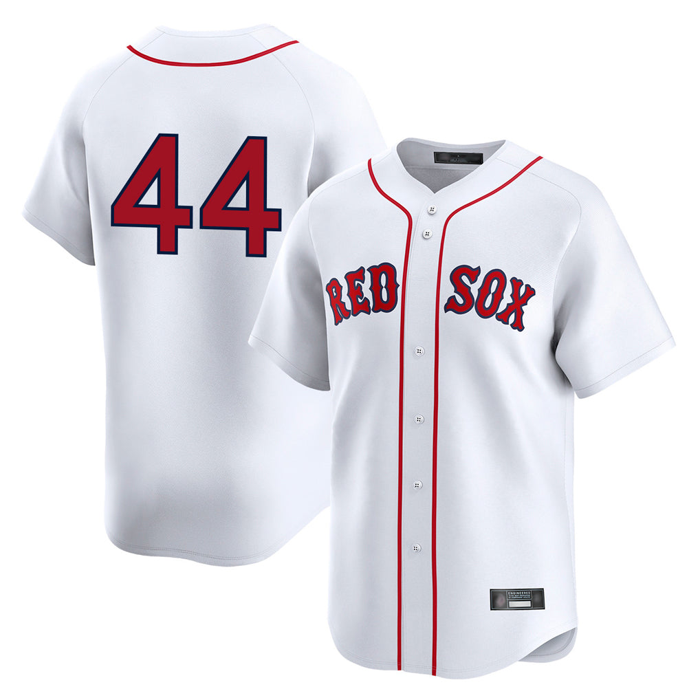 Crovyle B.Red Sox #44 Aroldis Chapman Player White Limited Home Game Stitched Jerseys