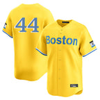 Crovyle B.Red Sox #44 Aroldis Chapman Player Yellow Limited Home Game Stitched Jerseys