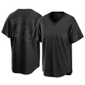Crovyle B.Red Sox #49 Tim Wakefield Player Black T-shirt Home Game Stitched Jerseys