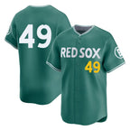 Crovyle B.Red Sox #49 Tim Wakefield Player Green City Connect Limited Home Game Stitched Jerseys