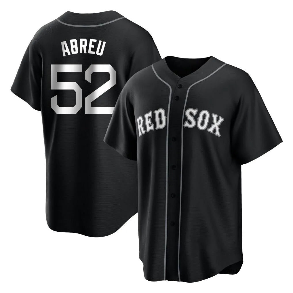 Crovyle B.Red Sox #52 Wilyer Abreu Player Black Home Game Stitched Jerseys