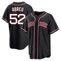 Crovyle B.Red Sox #52 Wilyer Abreu Player Black Out Home Game Stitched Jerseys