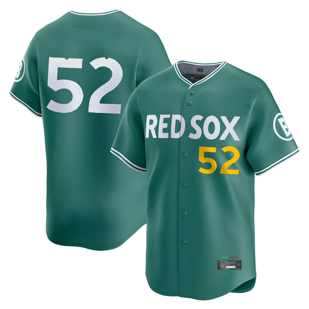 Crovyle B.Red Sox #52 Wilyer Abreu Player Green City Connect Limited Home Game Stitched Jerseys