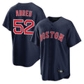 Crovyle B.Red Sox #52 Wilyer Abreu Player Navy Home Game Stitched Jerseys
