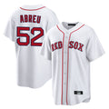 Crovyle B.Red Sox #52 Wilyer Abreu Player White Home Game Stitched Jerseys