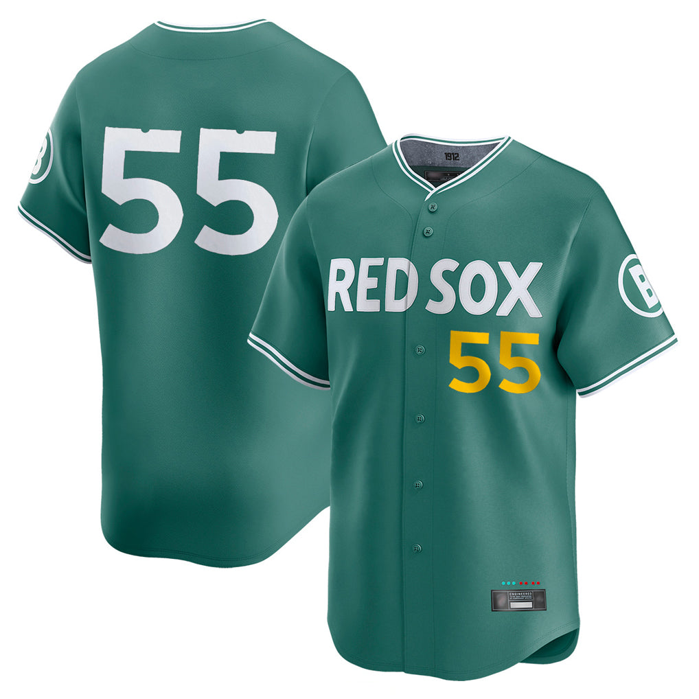 Crovyle B.Red Sox #55 Ranger Su¨¢rez Player Green City Connect Limited Home Game Stitched Jerseys