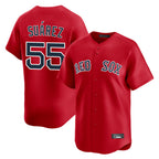 Crovyle B.Red Sox #55 Ranger Su¨¢rez Player Red Limited Home Game Stitched Jerseys