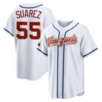 Crovyle B.Red Sox #55 Ranger Su¨¢rez Player White 2026 World Classic Limited Home Game Stitched Jerseys