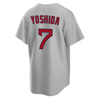 Crovyle B.Red Sox #7 Masataka Yoshida Player Gray Road Home Game Stitched Jerseys