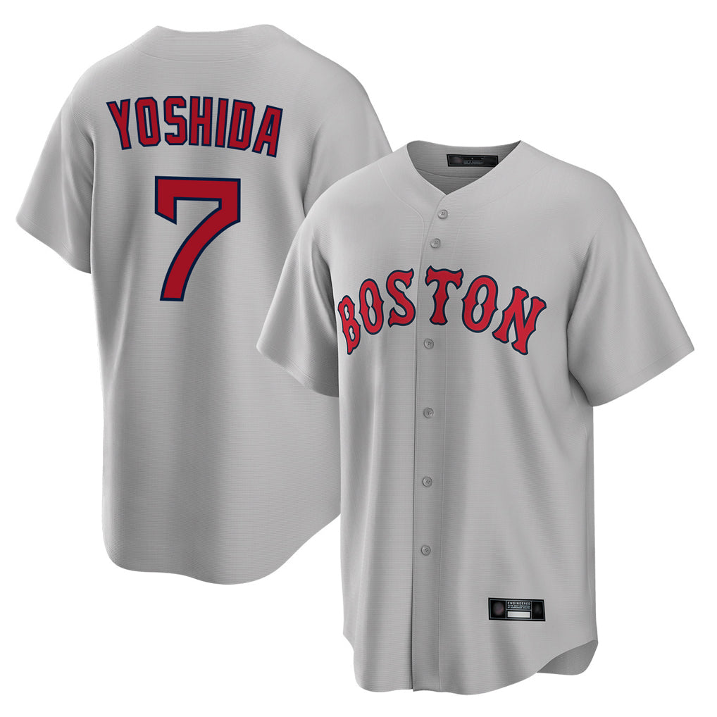 Crovyle B.Red Sox #7 Masataka Yoshida Player Gray Road Home Game Stitched Jersey