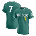 Crovyle B.Red Sox #7 Masataka Yoshida Player Green City Connect Limited Elite Home Game Stitched Jersey