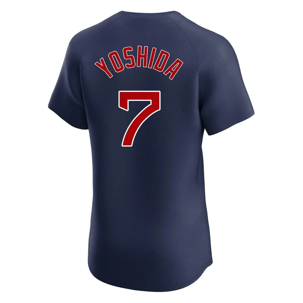 Crovyle B.Red Sox #7 Masataka Yoshida Player Navy Limited Elite Home Game Stitched Jerseys